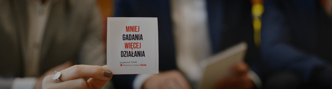 Mniej gadania, więcej działania - SF BCC